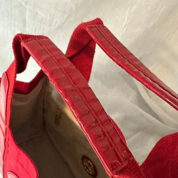 Tory Burch Red Tote Bag
